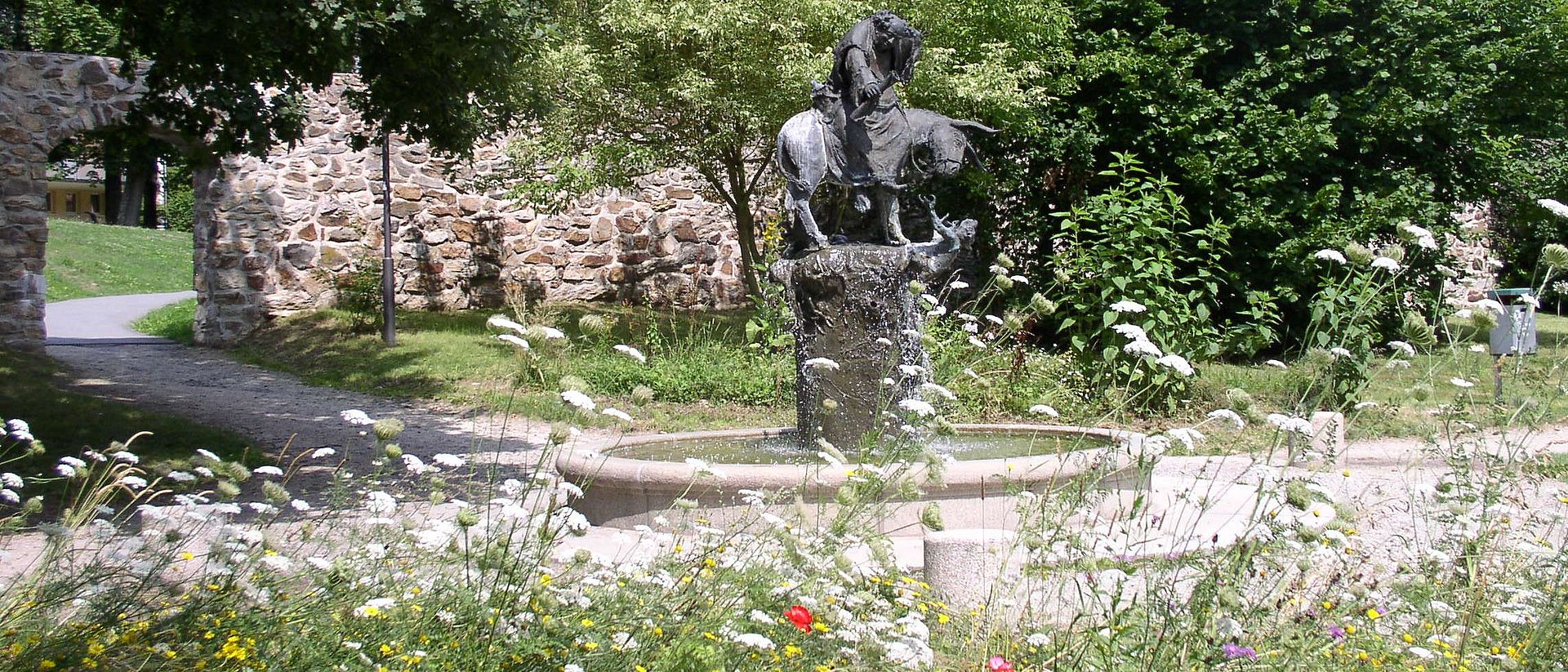 Der Gerwigbrunnen auf der Schwanenwiese.
